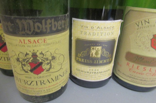 5 bottles Alsace region wine & another Image
