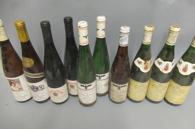 10 bottles of German wine Image