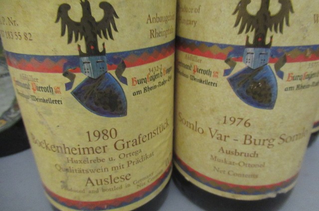 14 bottles of German wine Image