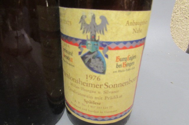 14 bottles of German wine Image