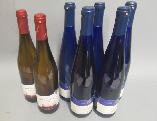 7 bottles of German Auslese wine Image