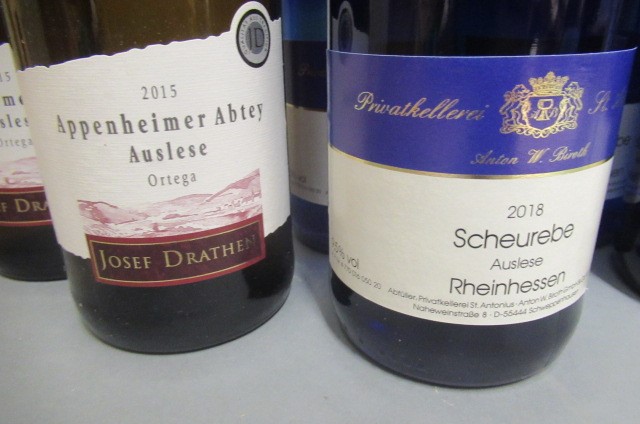 7 bottles of German Auslese wine Image