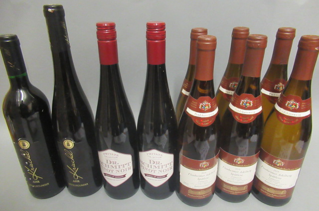 10 bottles of German wine Image