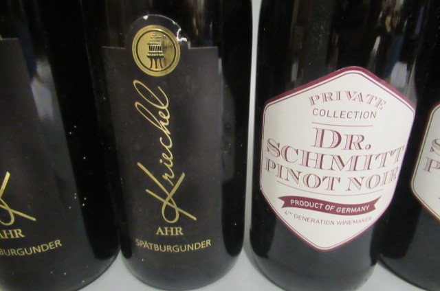 10 bottles of German wine Image