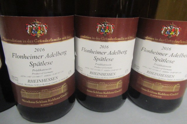 10 bottles of German wine Image