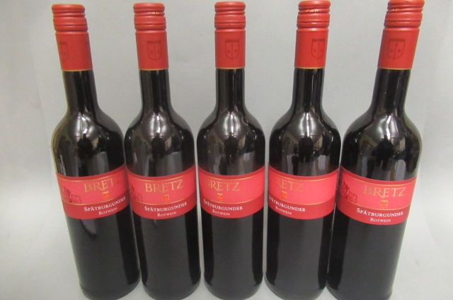 11 bottles of German wine Image