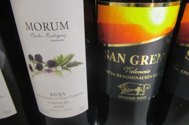 13 bottles of Spanish wine Image