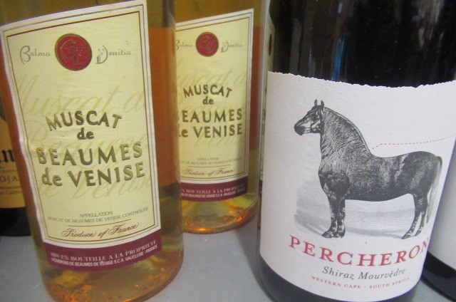 9 bottles of mixed European and New World wine Image