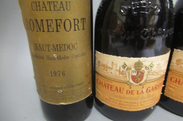 5 bottles of French red Image