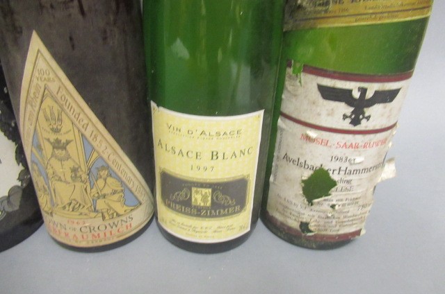 12 bottles of German wine Image