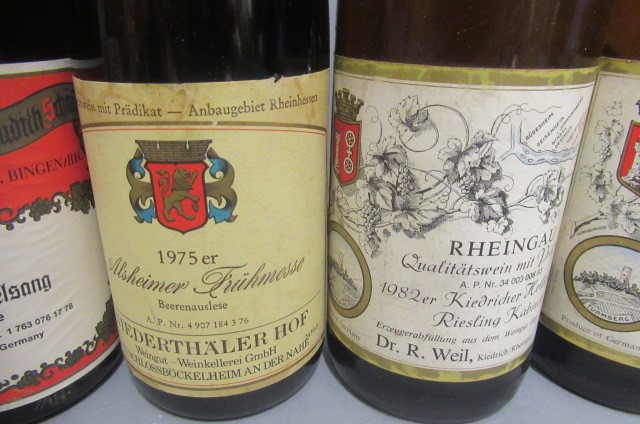 6 bottles of German wine Image
