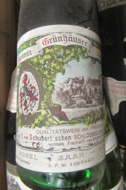 8 bottles of 1976 vintage German riesling Image