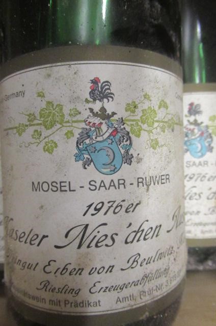 8 bottles 1976 vintage German wine Image