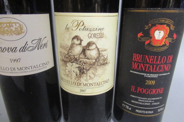 3 bottles of Italian wine Image
