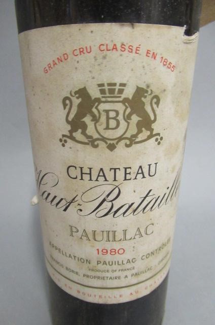 1 bottle 1980 Chateau Haut-Batailley Image