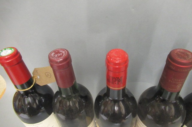 7 bottles St. Emilion red bordeaux Image
