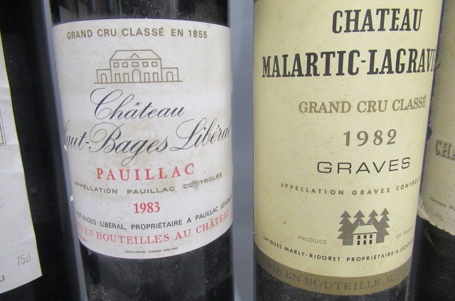 6 bottles of 1980s vintage Bordeaux Image