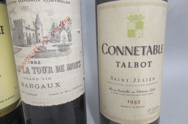 6 bottles of 1980s vintage Bordeaux Image