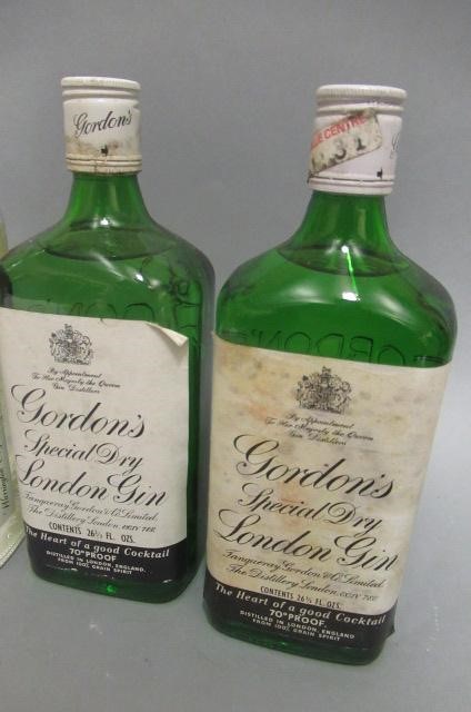 5 bottles of London dry gin Image