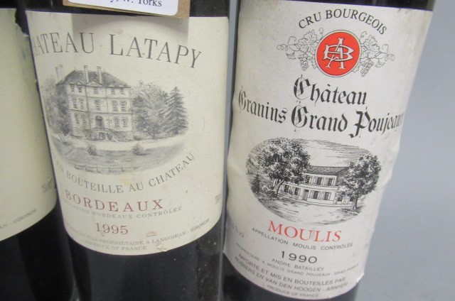 4 bottles of 1990s Bordeaux Image