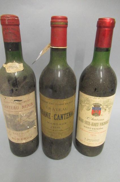 3 bottles of Bordeaux Image