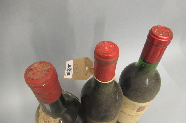 3 bottles of Bordeaux Image