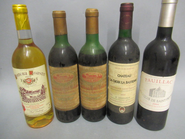 5 bottles of Bordeaux Image