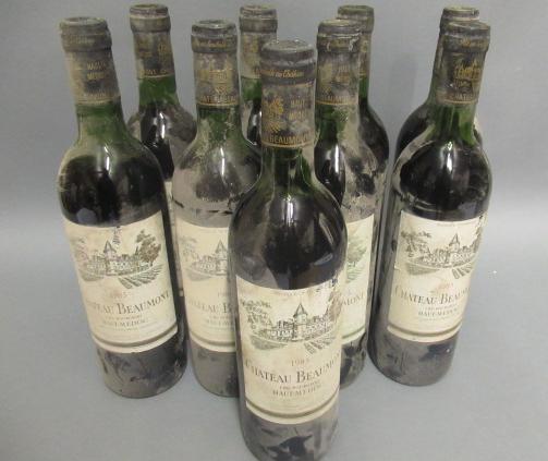 9 bottles Chateau Beaumont Image