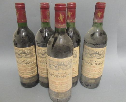 5 bottles Chateau Grand Mayne Image