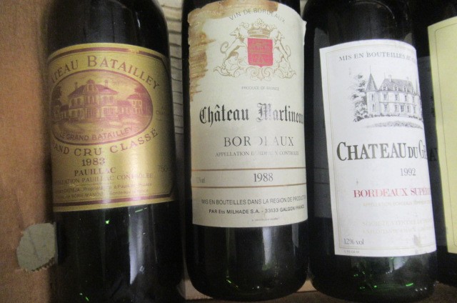 6 bottles of Bordeaux Image