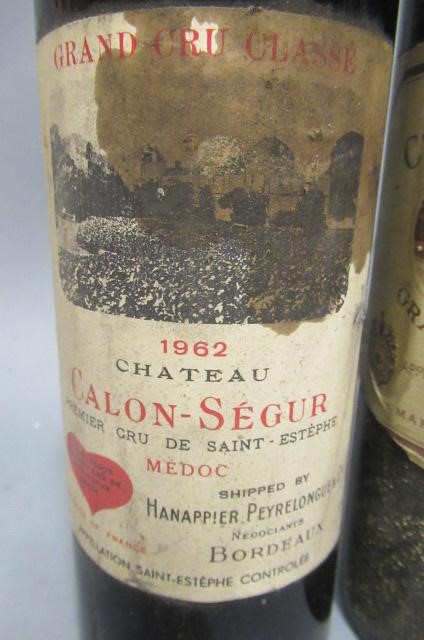 3 bottles of 1960s Bordeaux Image
