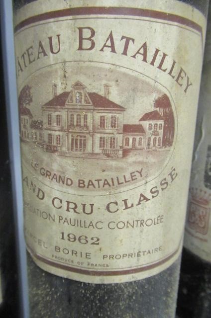3 bottles of 1960s Bordeaux Image