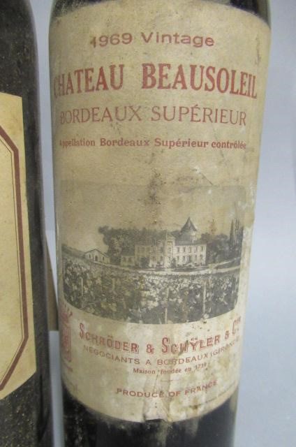 3 bottles of 1960s Bordeaux Image