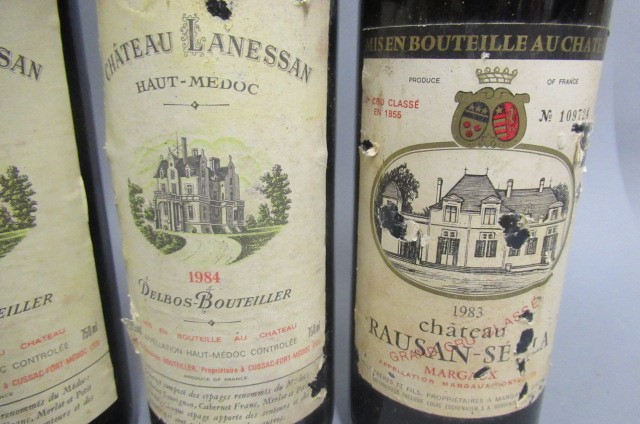 4 bottles of Bordeaux Image