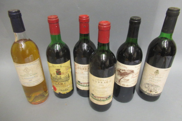 6 bottles of Bordeaux Image