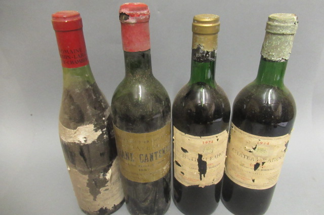 4 bottles of vintage French red Image