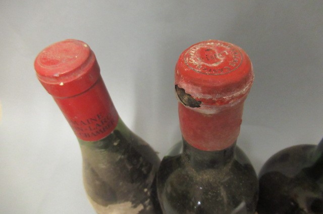 4 bottles of vintage French red Image