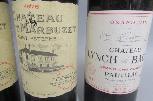 4 bottles of vintage Bordeaux Image