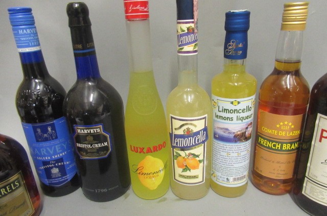 A box of mixed spirits & liqueurs Image