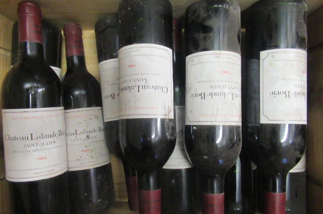 10 bottles Chateau Lalande-Borie Image