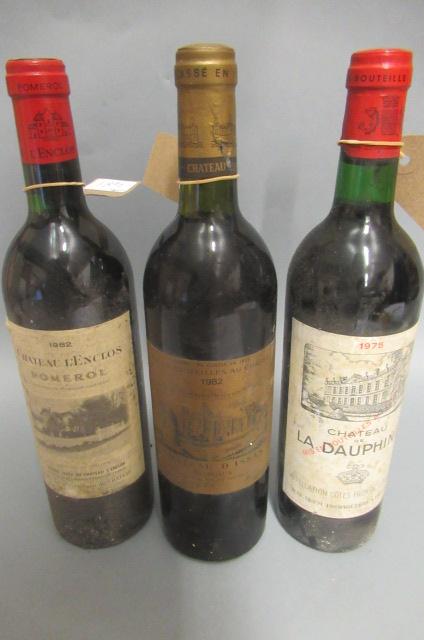 3 bottles of red Bordeaux Image