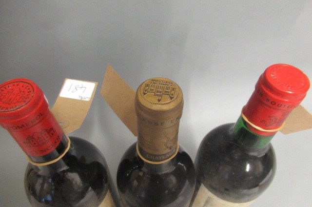 3 bottles of red Bordeaux Image