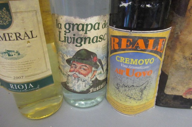 A quantity of mixed wine and spirits Image