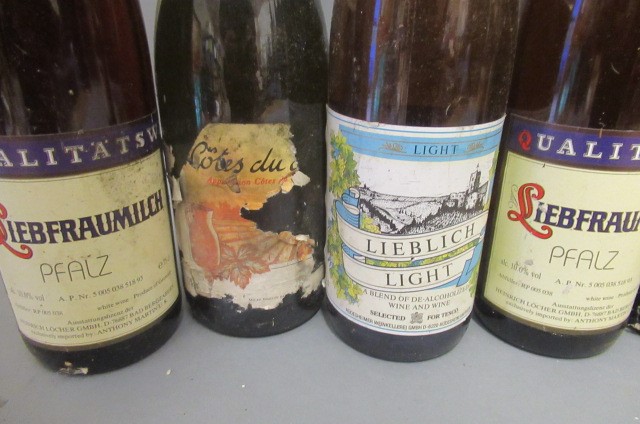 A quantity of mixed wine and spirits Image