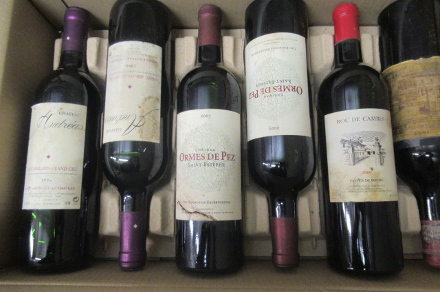 6 bottles of red Bordeaux Image