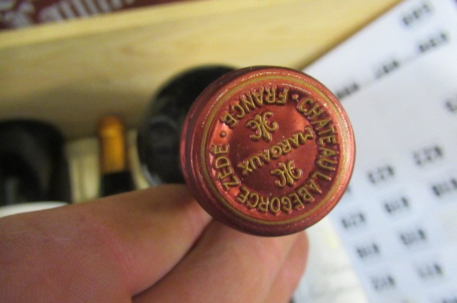 6 bottles of red Bordeaux Image