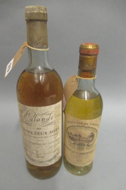 1 half bottle Chateau Carbonnieux Image