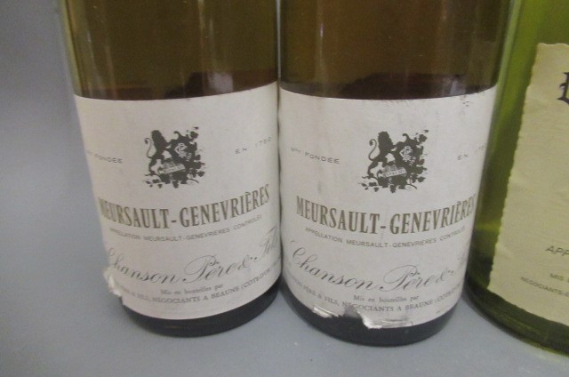 6 bottles of mainly white Burgundy Image