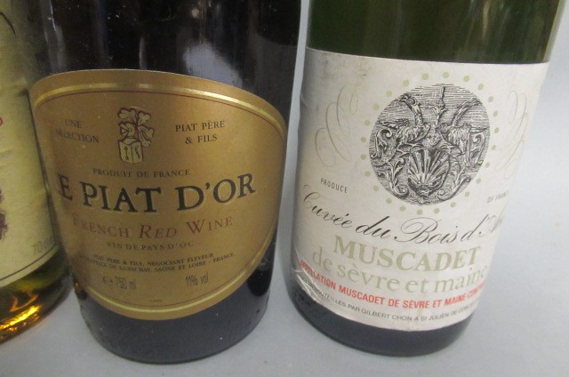 6 bottles of mainly white Burgundy Image