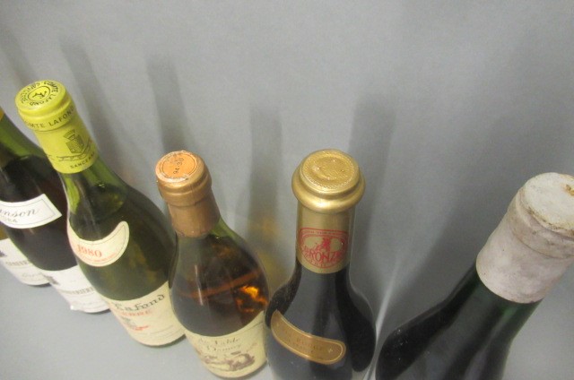 6 bottles of mainly white Burgundy Image